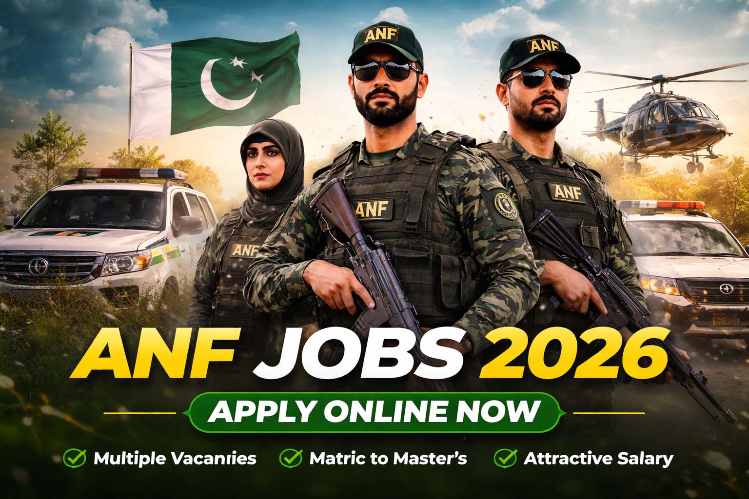 ANF Jobs 2026 – Anti Narcotics Force | Apply Online