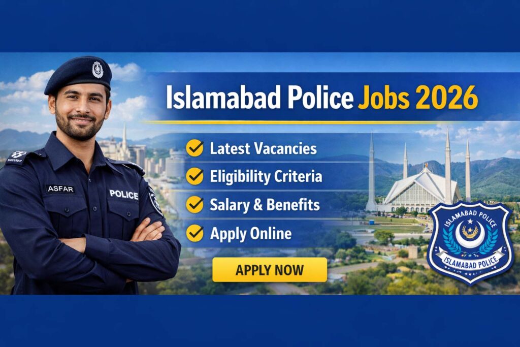 Islamabad Police Jobs 2026 - Fresh Police Recruitment | Apply Online