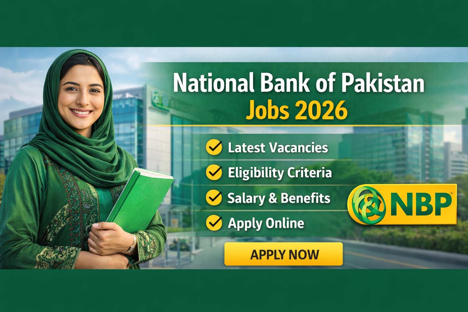 National Bank of Pakistan Jobs 2026 – Apply Online | Latest 100+ Bank Jobs