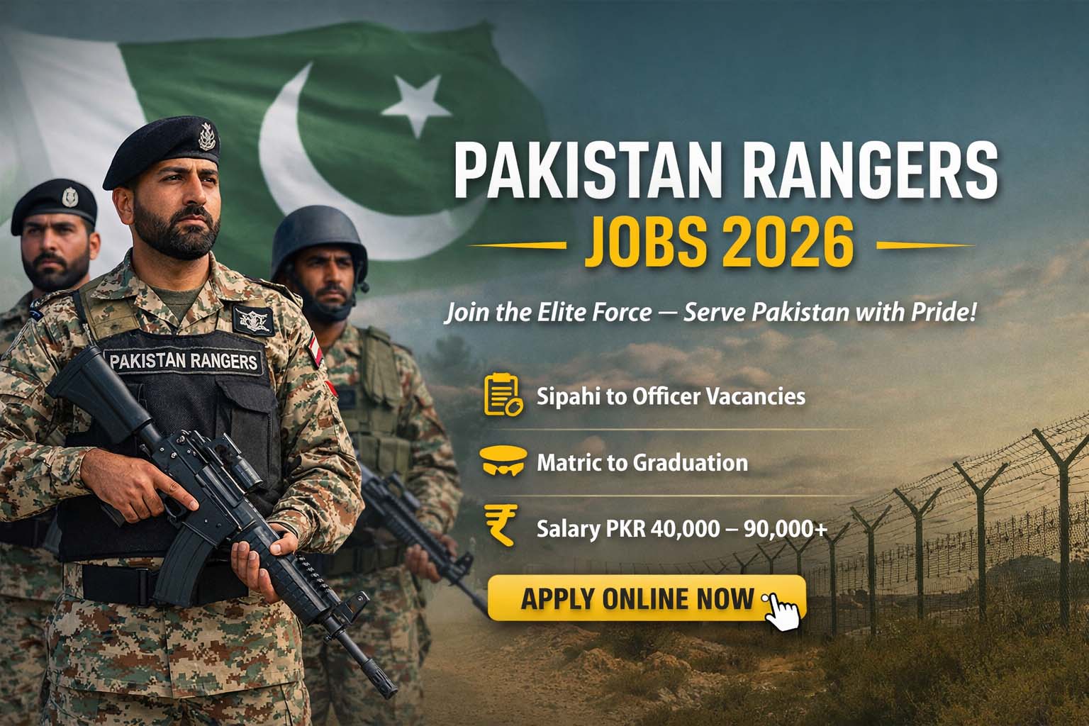 Pakistan Rangers Jobs 2026 | Apply Online for Latest Vacancies