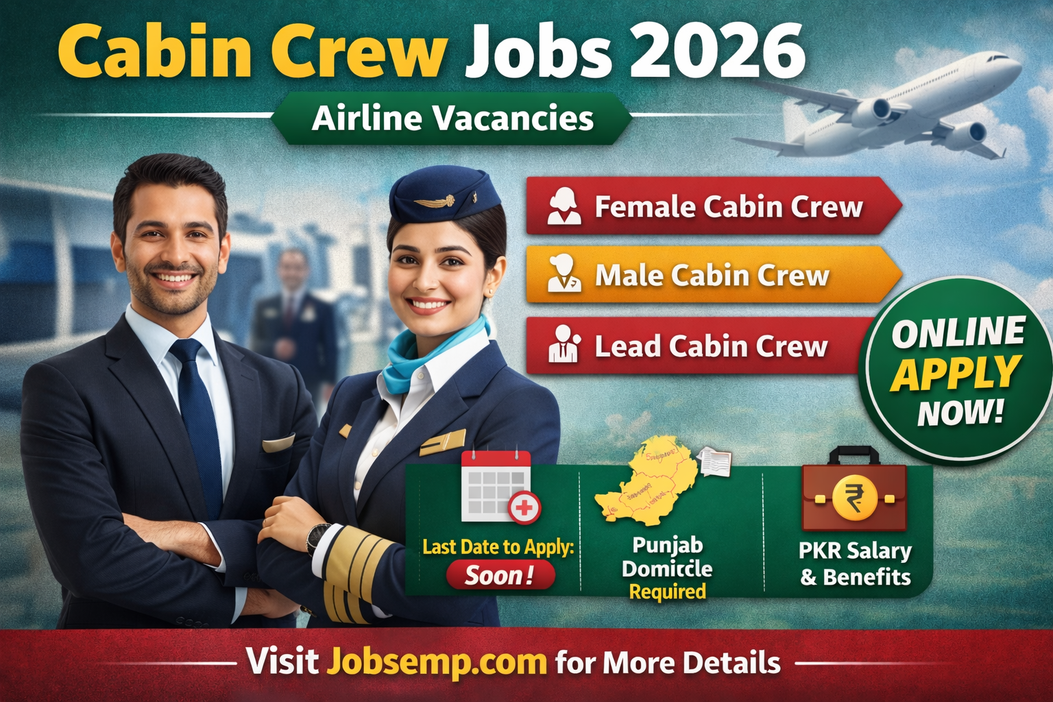 Cabin Crew Jobs 2026 Advertisement – Apply Online for Airline Careers