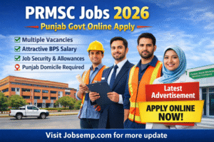 PRMSC Jobs 2026 - Punjab Govt PRMSC Jobs | Apply Online
